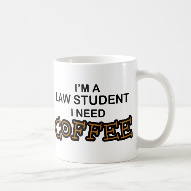 Mug Café du besoin - étudiant en droit (Droite)