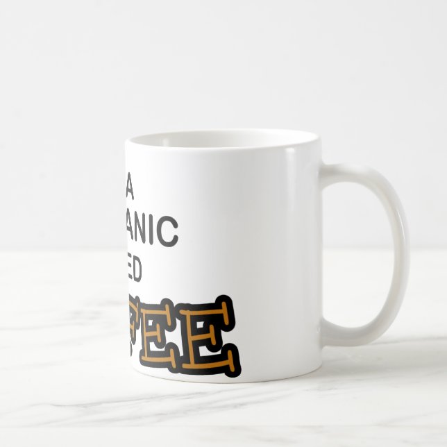 Mug Café du besoin - mécanicien (Droite)