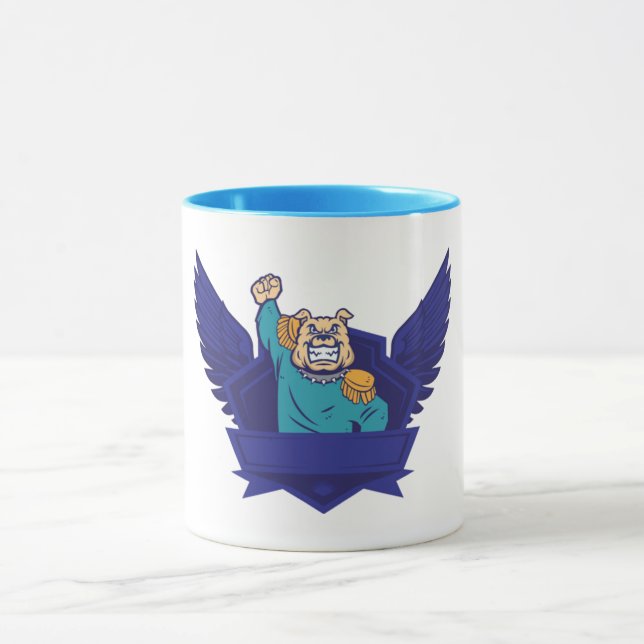 Mug Café du commandant de l'armée Bulldog (Centre)