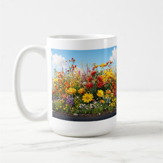 Mug café du jardin fleur sauvage.