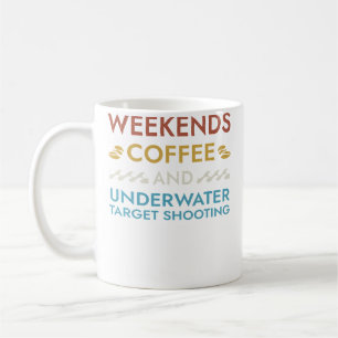 Mug Café Du Week-End Et Tir Sur Cible Sous-Marine Dise