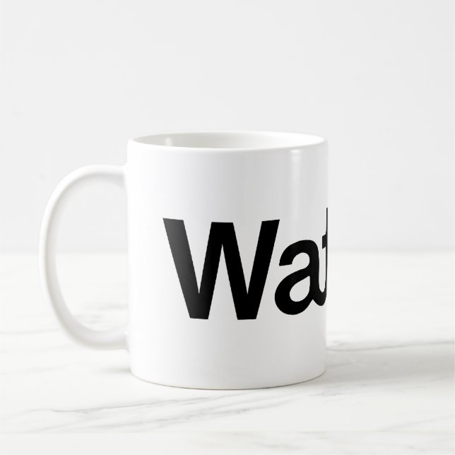 Mug Café élégant de Watson (Gauche)