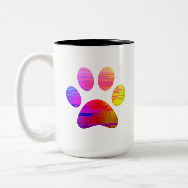 Mug café Empreinte de patte (Gauche)