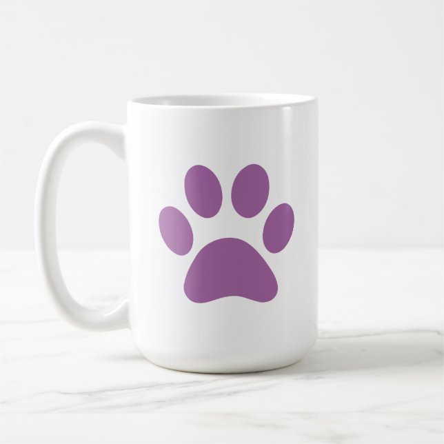 Mug café Empreinte de patte (Gauche)
