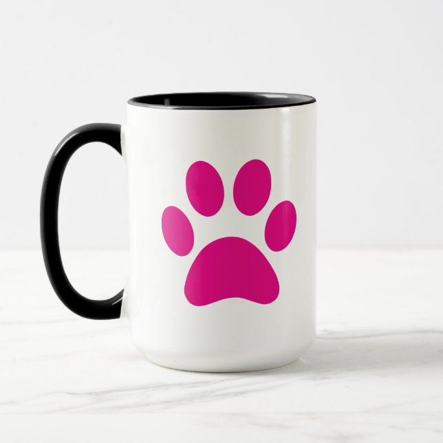 Mug café Empreinte de patte (Gauche)