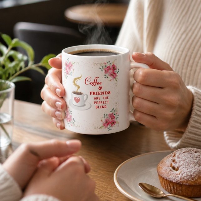 Mug Café et amis, le mélange parfait (Créateur téléchargé)
