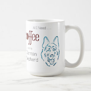 Mug Café et berger allemand