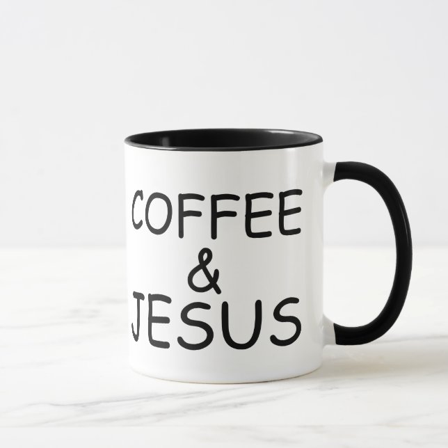 MUG CAFÉ ET CAFÉ JÉSUS (Droite)