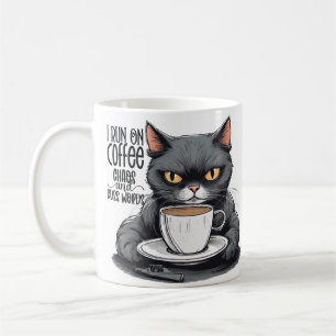 Mug Café et Chaos, Chat, Humour de chat et de café