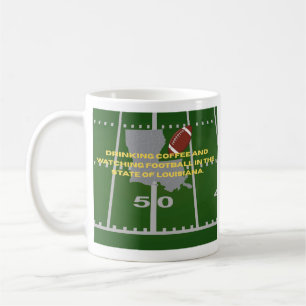 Mug Café et Football dans l'État de Louisiane