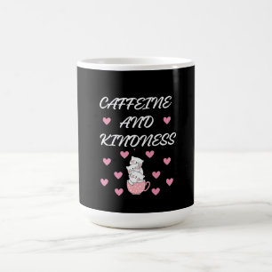 MUG CAFÉ ET GENTILLESSE AMOUREUX DE LES CHATS CUTE FUN