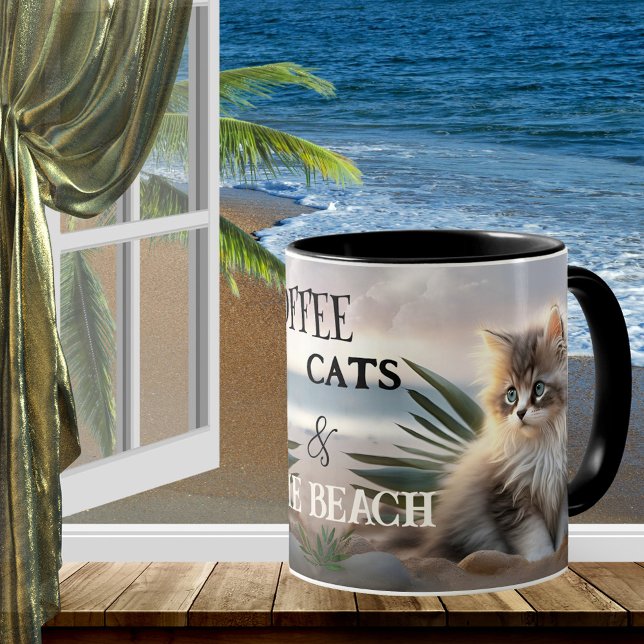 Mug Café et la plage (Créateur téléchargé)
