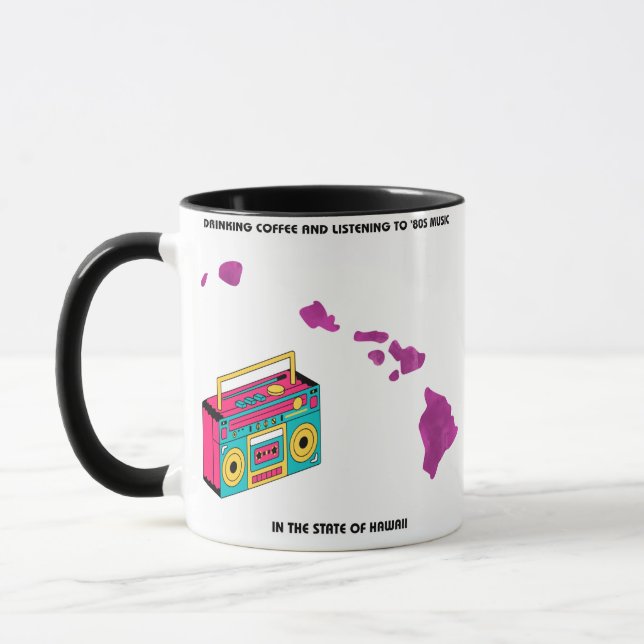 Mug Café et musique des années 80 à Hawaï  (Gauche)
