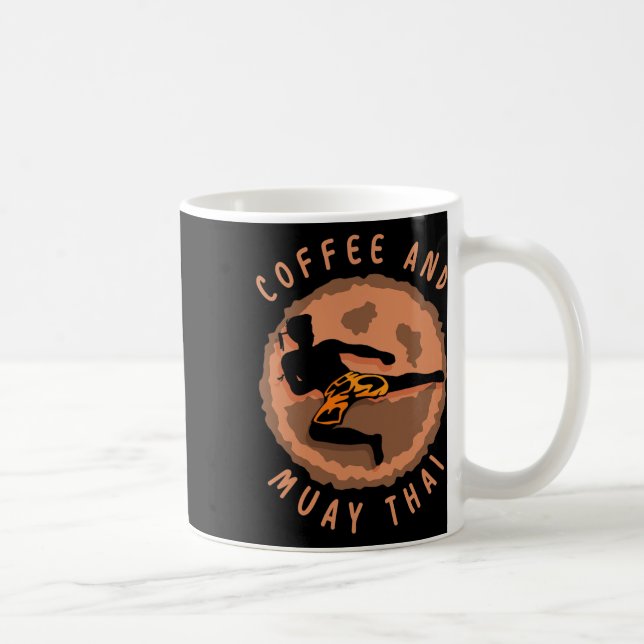 Mug Café et pratiquant de Muay Thai arts martiaux Boxe (Droite)