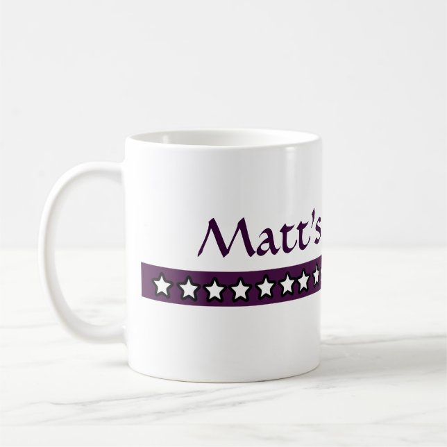 Mug Café fait sur commande de Matt (Gauche)