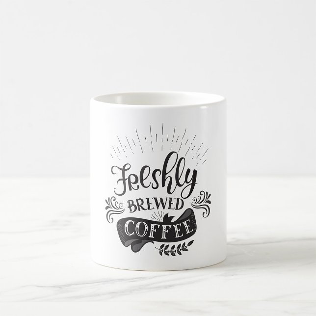 Mug Café Fraîchement Infusé (Créateur téléchargé)