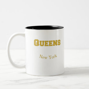 Mug café Gold Queens New York