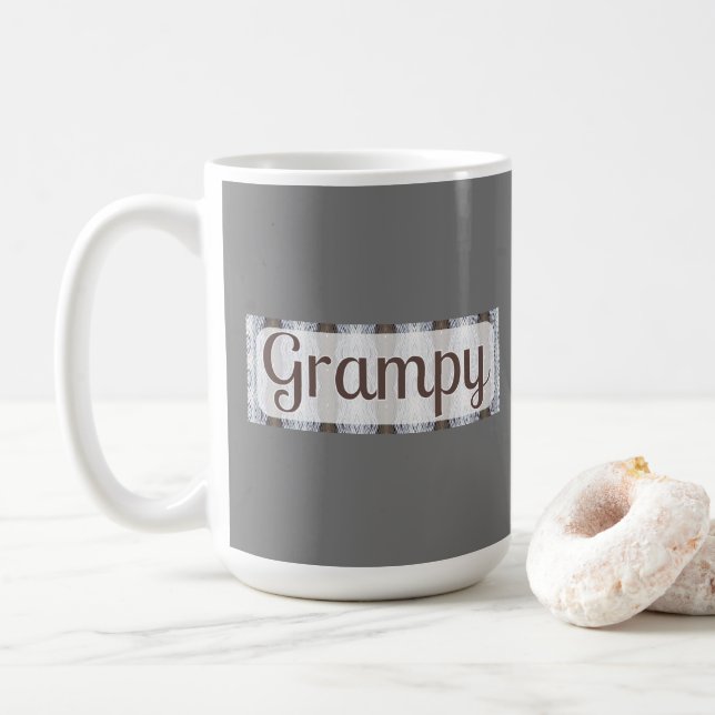 Mug café Grampy moderne (Avec donut)