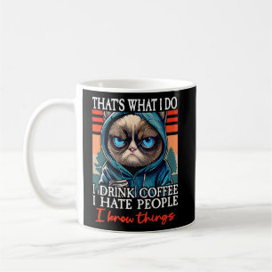 Mug Café I C'est ce que je fais Je bois Café I Casquet