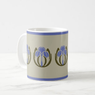 Mug café Iris Art nouveau