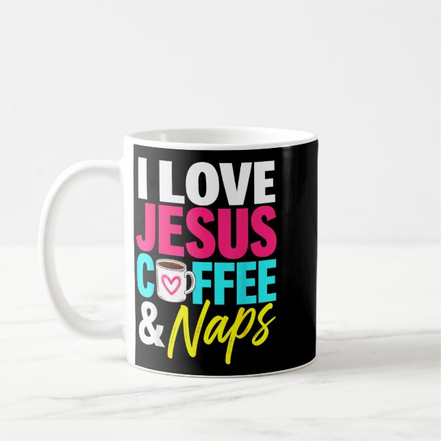 Mug Café Jésus Foi Chrétienne Prière du Matin (Gauche)