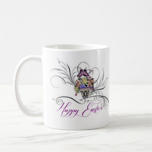 Mug Café Joyeuses Pâques (Gauche)