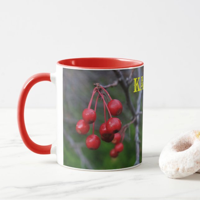 Mug café Kansas Red Berries (Avec donut)