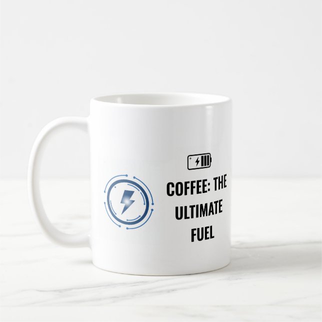 MUG CAFÉ : LE CARBURANT ULTIME (Gauche)