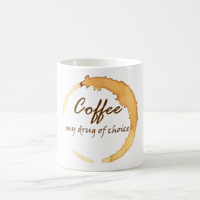 Mug Café - ma drogue de choix (Centre)