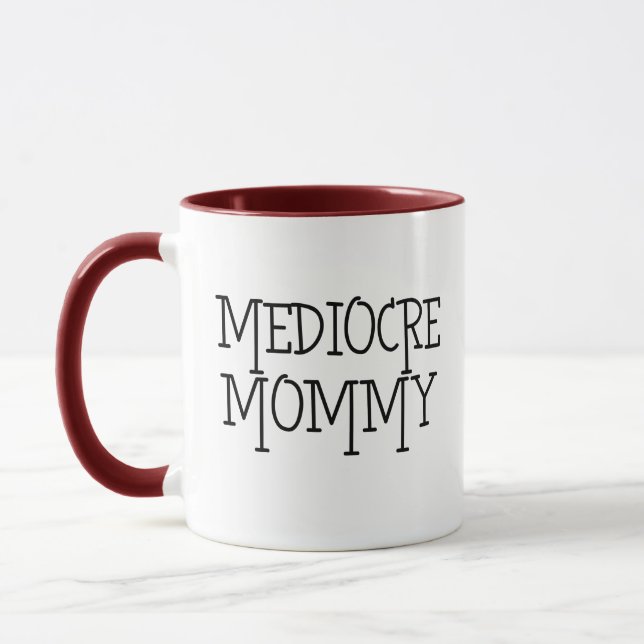 Mug café maman médiocre (Gauche)