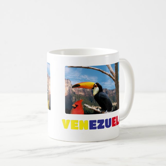 Mug Café mug I love Venezuela, personnalisable (Devant droit)