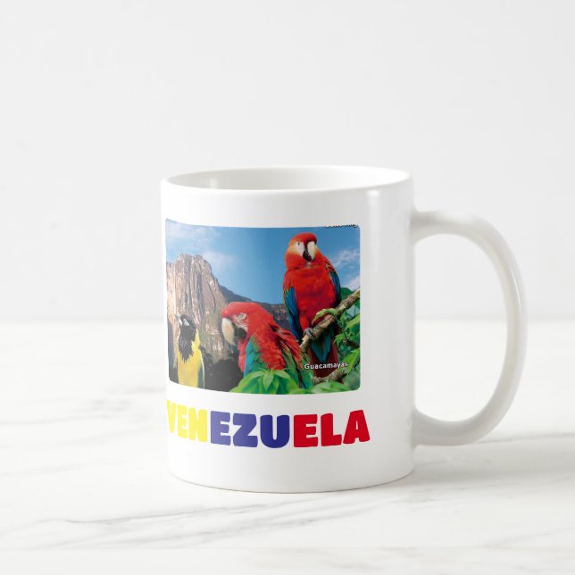 Mug Café mug I love Venezuela, personnalisable (Droite)