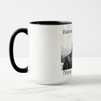 Mug Café mug, Raven About Town - Personnaliser ville