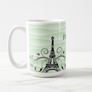 Mug Café-Mug Vert Tour Eiffel