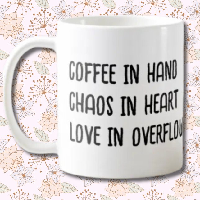 Mug Café Mum Momlife Funny mignonne Mère's Day Cadeau (Add a name and make it yours now!)