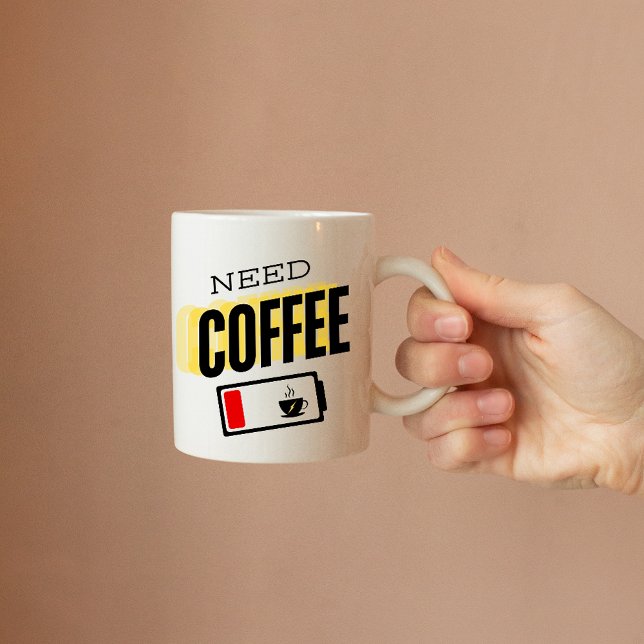 Mug Café nécessaire : Batterie basse (Créateur téléchargé)