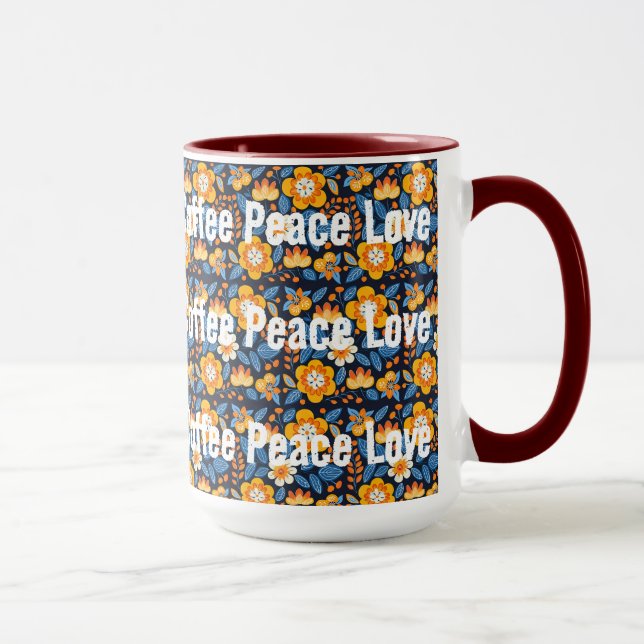 Mug Café Paix Amour (Droite)