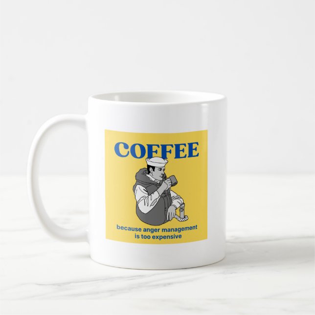 Mug Café : Parce que la gestion de la colère est trop  (Gauche)