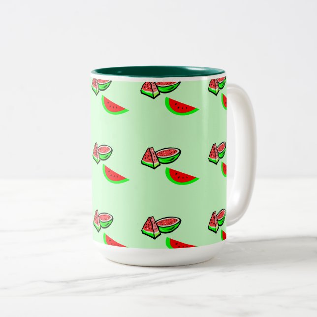 Mug café pastèque (Devant droit)