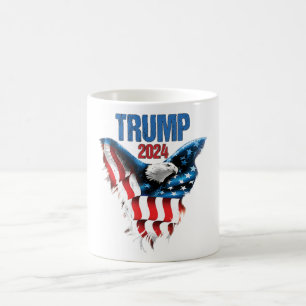 Mug Café Patriotique Trump 2024 Audacieux Conserva