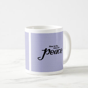 Mug Café Peace inspirant et coloré