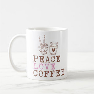 Mug Café Peace Love