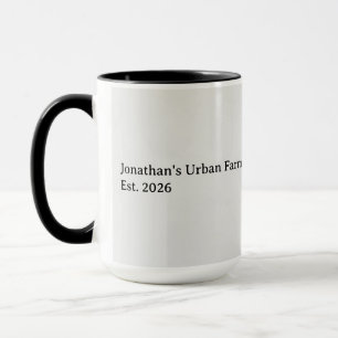 Mug Café Personnalisé aux Œufs Tachetés Artisanaux