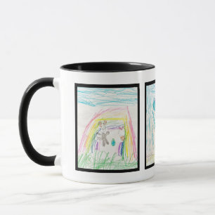 Mug café personnalisé avec l'art de votre enfant 3