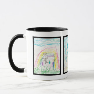 Mug café personnalisé avec l'art de votre enfant 3