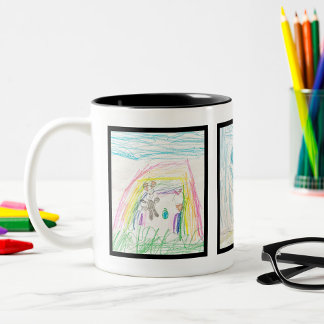 Mug café personnalisé avec l'art de votre enfant 3