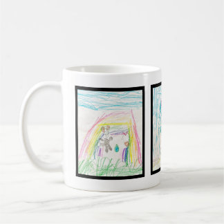 Mug café personnalisé avec l'art de votre enfant 3