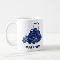 Mug café personnalisé pour les paysagistes, tondeu