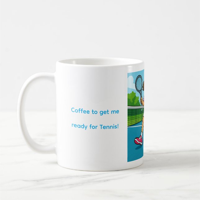 Mug Café pour me préparer au Tennis ! (Gauche)