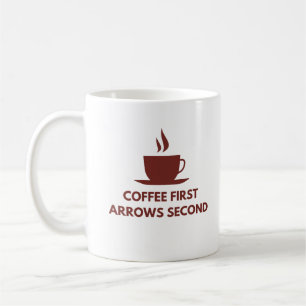 Mug Café Première Flèches Seconde   Maman en tir à l'a